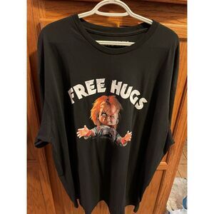 Chucky Free Hugs Childs Play Horror Movie Shirt 3XL Universal NEW